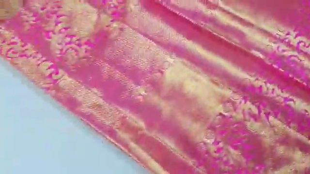 Golden Pink Grand Bridal Tissue Kanchi Pattu at Weavers Price Rs.13,500/- Only смотреть онлайн