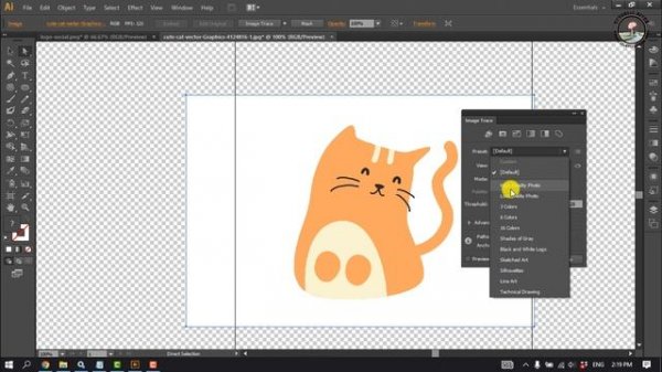 How To Remove A White Background with Adobe Illustrator 2023