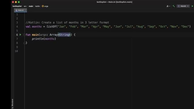 Copilot with Kotlin: Create a list of months in 3 letter format смотреть онлайн