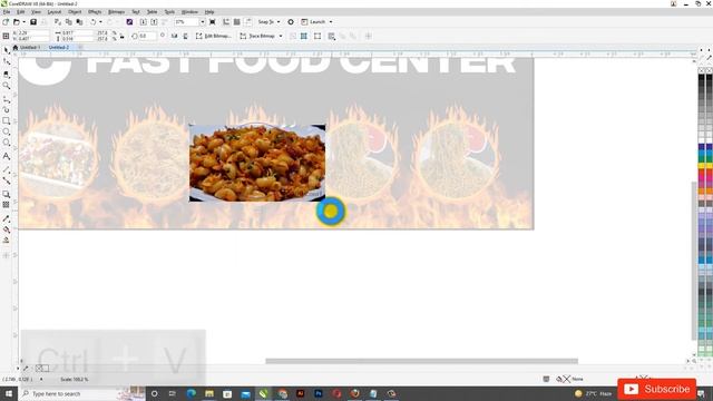 CorelDraw Tutorial | Fast Food Flex Banner Design | Amazing Flex Banner Design in CorelDraw смотреть онлайн