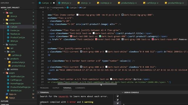 MERN Cart Project Part-4 | Redux Toolkit Mastery | Full Cart System Implementation | Local Storage смотреть онлайн