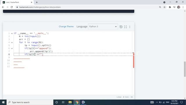 Hacker rank python lists solution | Hacker rank python solutions | Hacker rank lists challenge смотреть онлайн