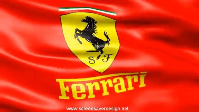 Флаг Феррари - Flag Ferrari Screensaver смотреть онлайн