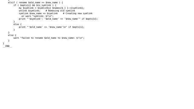 Code Review: Perl script to rename multiple files with vi(m) смотреть онлайн
