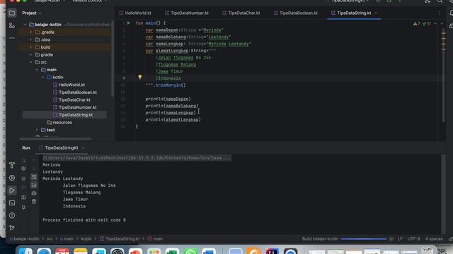 Kotlin Dasar : (4) Tipe Data Character, Boolean dan String смотреть онлайн
