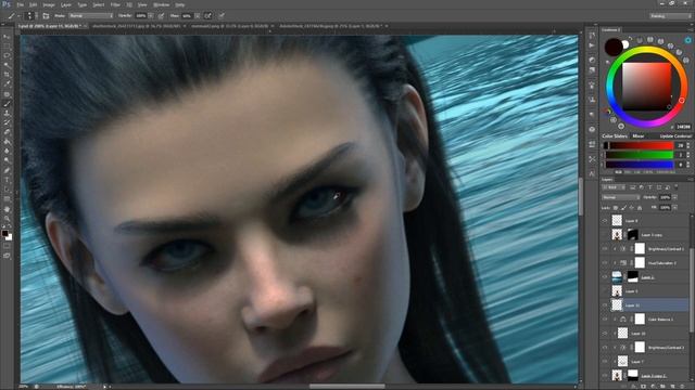 Photoshop Speed Art – Siren Mermaid смотреть онлайн