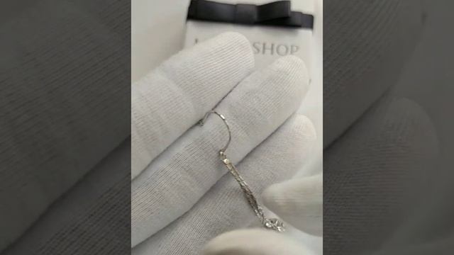 Длинные серьги-протяжки Серебряные шарики на цепочках E031752501 смотреть онлайн