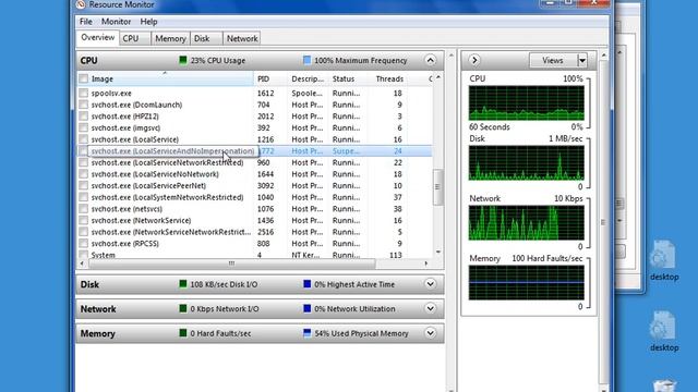Windows 7 Resource Monitor - Introduction смотреть онлайн