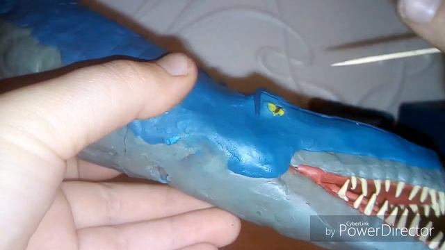 Как слепить Мозазавра