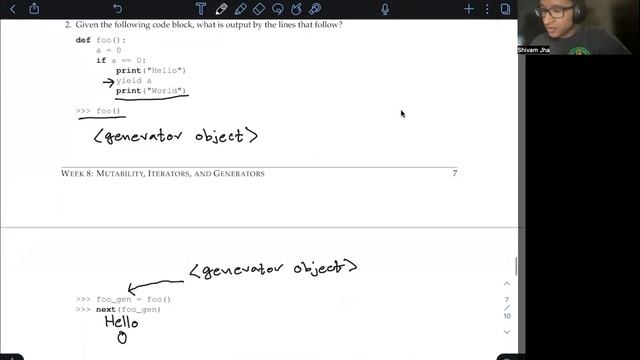 Foo | Iterators and Generators | CSM 61A Spring 2023 смотреть онлайн