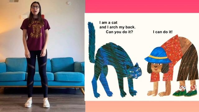 “From Head to Toe” by Eric Carle - Sing a long and Move about? смотреть онлайн