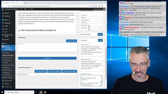 Using ChatGPT to Write Blog Posts with Aiomatic and WordPress смотреть онлайн
