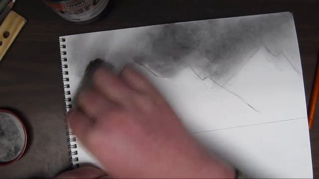 How to Draw a Mountain Landscape Tutorial Pt 1 of 3 смотреть онлайн