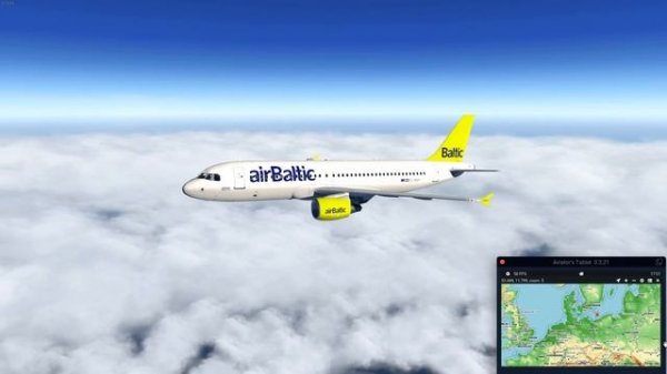 X-Plane 11 | A320 Air Baltic | Riga [EVRA] - Frankfurt [EDDF] | FULL FLIGHT HD