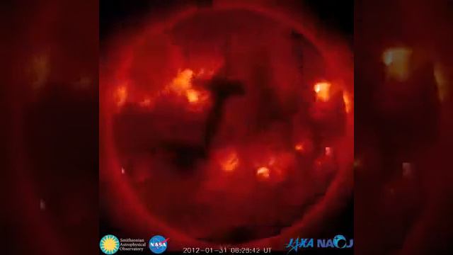 Наблюдение за Солнцем 7-12 марта 2012 (с комментарием) смотреть онлайн