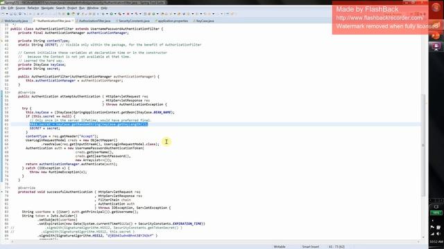 Spring Security with Jwt Part 1: A Proposal to make your Secret Key More Secure смотреть онлайн