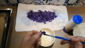 Засахаренные фиалки. Успеть сделать весной!