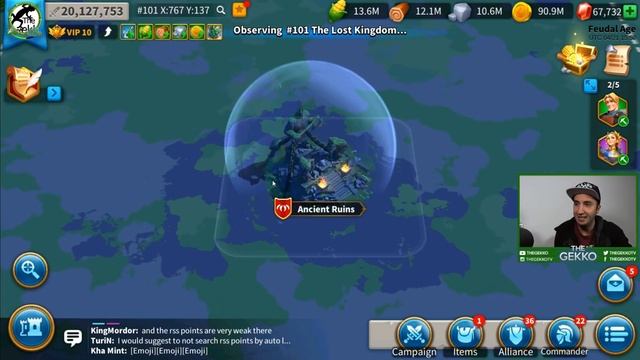FIRST LOOK AT LOST KINGDOM MAP! - Rise of Kingdoms смотреть онлайн