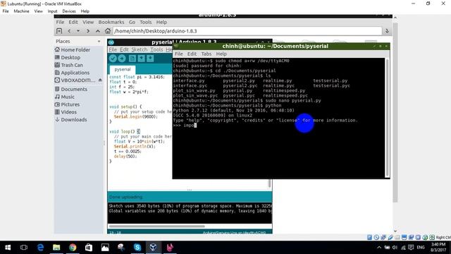 Arduino - Pyserial : Plot Sin waveform смотреть онлайн