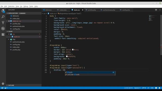 How to make login application with php and mysql Part 4 смотреть онлайн