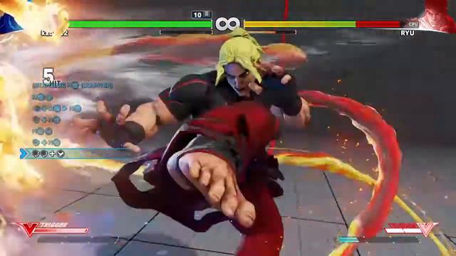 STREET FIGHTER V Ken trial #10 смотреть онлайн