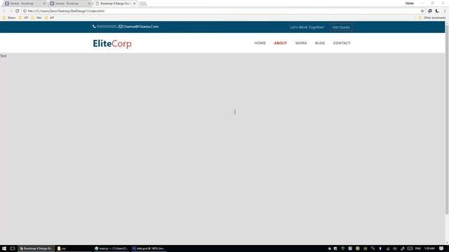 Bootstrap 4 Theme 1 in Arabic #06 - Header Part 3 - Slider Create Area смотреть онлайн