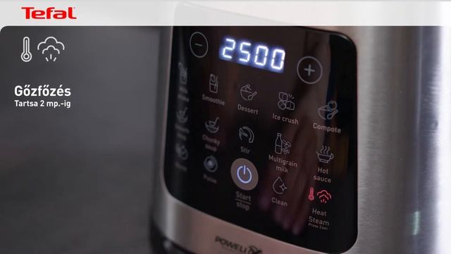 Asztali mixergép HSB TEFAL PERFECTMIX COOK BL83SD30 - Gőzölőkosár tartozék hasznýlata. смотреть онлайн