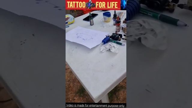 Best tattoo Ever /बौने का tattoo/real talent/craft/ #viral #ytshorts #tiktok #shortfeed#tattoo смотреть онлайн