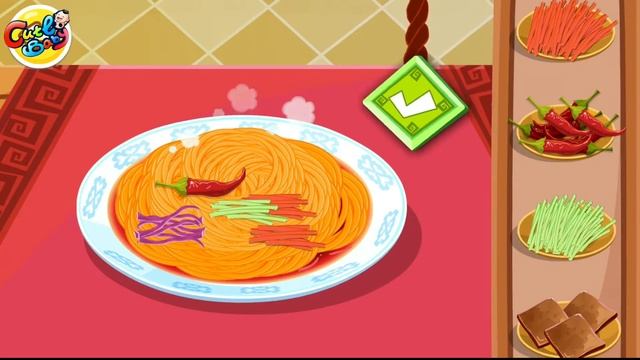 Вкусная лапша мультик для детей учимся готовить Смешная веселая детская ИГРА как Мультик ТОКА КИТЧЕ смотреть онлайн