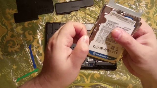 Lenovo G570 установка SSD