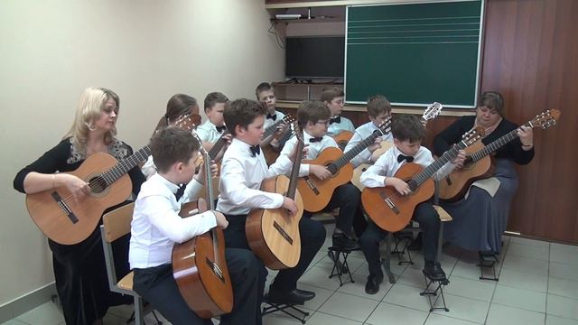 Ансамбль гитаристов ДШИ №55 г. Новокузнецк смотреть онлайн