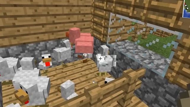 Minecraft/Майнкрафт/как размножать Кур смотреть онлайн