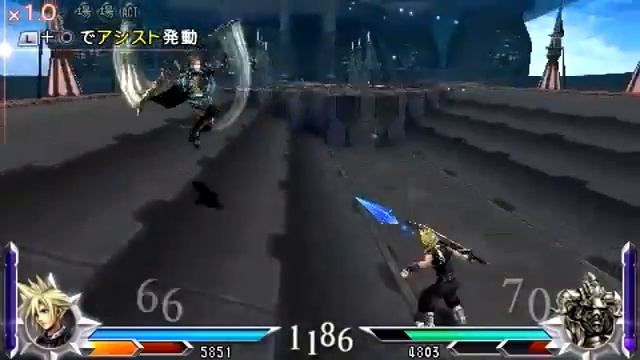 Final Fantasy Dissidia 012 Duodecim Prologus - Cloud Strife Gameplay Part 1 смотреть онлайн