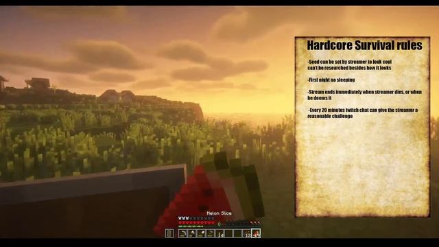Minecraft Hardcore, if I die the STREAM ENDS!!!! #Minecraft смотреть онлайн