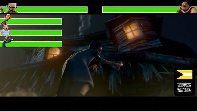 Monster House With Healthbars