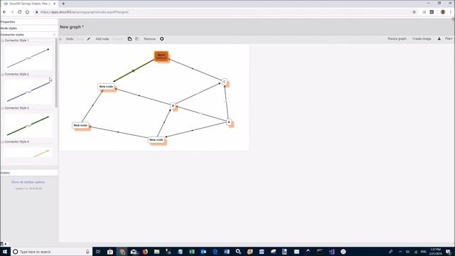 Docs365 Springy Graphs Studio - a web app for network graph design смотреть онлайн
