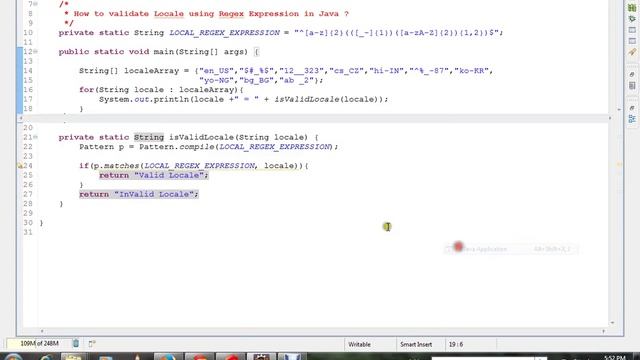 HOW TO VALIDATE LOCALE USING REGEX EXP JAVA DEMO смотреть онлайн