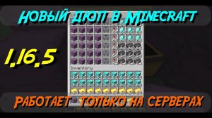 Новый дюп в Minecraft 1.16.5 с помощью элитр || Работает на серверах