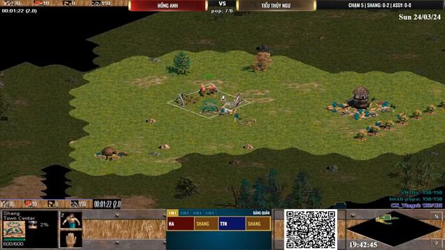 Hong Anh vs Tiểu Thủy Ngư | Shang 24/03/2024 | AOE смотреть онлайн