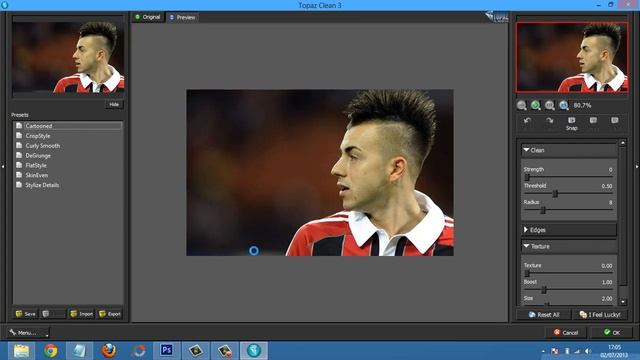 Como usar o Efeito Topaz Clean 3 no Photoshop Cs6 смотреть онлайн