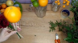 Фруктовый букет своими руками. Мастер-класс. Diy