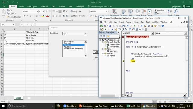 Learn Excel - Video 347- VBA - Case Study- ADVANCE USERFORM смотреть онлайн