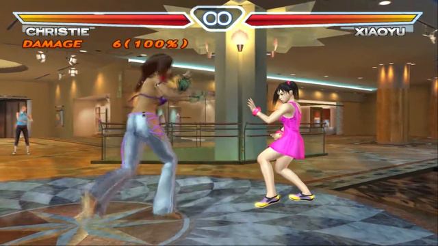 Christie's classic jiggle in Tekken 4 смотреть онлайн