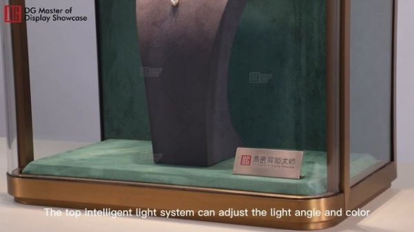 A hanger jewellery showcase from DG display showcase