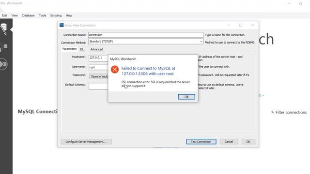 MYSQL Workbench SSL Connection Error Solution | Malayalam | Failed to connect MySQL at localhost? смотреть онлайн