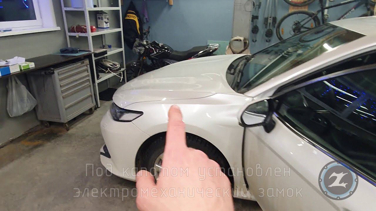 Toyota Camry, охранный комплекс на базе StarLine S66v2 Gsm Gps