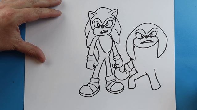 How to Draw SONIC, KNUCKLES, and TAILS смотреть онлайн
