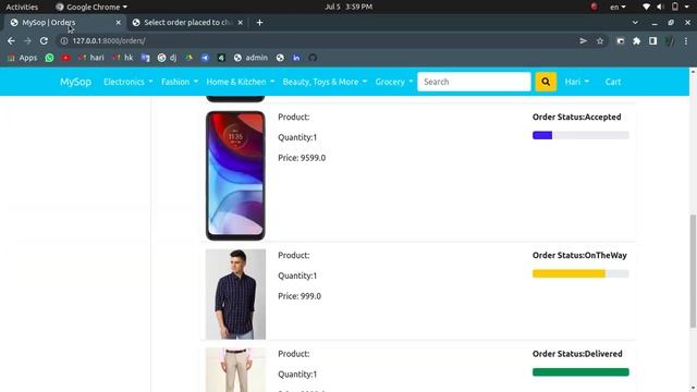 Django MyShop e-commerce web application смотреть онлайн