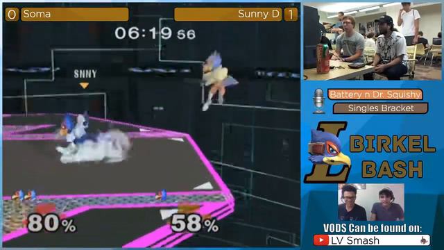 Birkel Bash 37 Melee Singles: Soma (Falco) Vs. Sunny D (Falco) WR2 смотреть онлайн