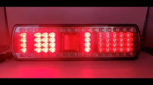 Бегающий задний светодиодный фонарь на грузовик